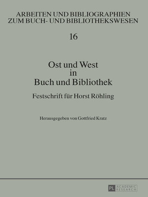 cover image of Ost und West in Buch und Bibliothek